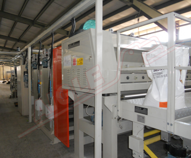 Powder Scattering Laminating Line – mod. LAP